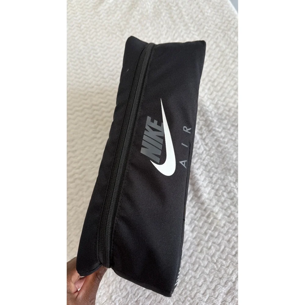 Nike Shoe Carry Bag Black White Grey Swoosh Air Travel Gym Organizer BA6149-011